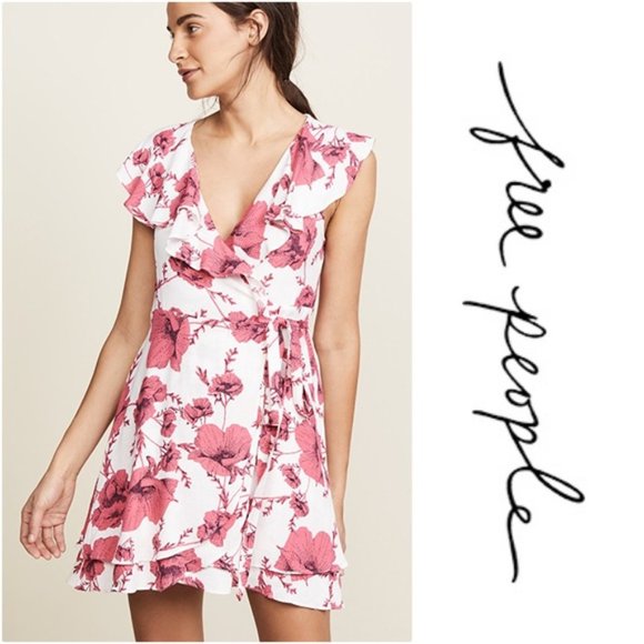 Free People French Quarter Printed Mini Dress XS - Picture 4 of 6